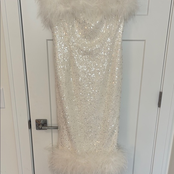 Nadine Merabi | Katie White Dress - Picture 4 of 7